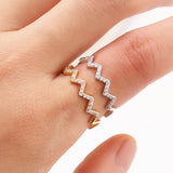 Micro Inlaid Zircon Temperament Full Diamond Ring – Birthday Gifts — 3