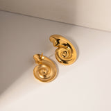 Nauticia Gold Shell Earrings – Surprise Gifts — 10
