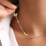 Stainless Steel 26 English Letter Name Necklace – Jewelry Gift Ideas — 6