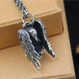 Vintage Evil Psychic Crow Sterling Silver Pendant – Jewelry Gift Ideas — 3