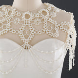 Heavy Handmade Beaded Cheongsam Pearl Shawl Wedding – Stylish Gifts — 4