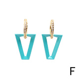 Geometric Triangle Earrings Women's Personality – Stylish Gifts — 9