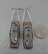Marbled Vintage Square Colorful Glass – Special Occasion Gifts — 1