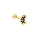 Women's Star Moon Love Puncture Thread Earrings – Gifts for Her — 2