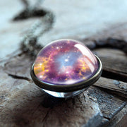 Cosmic Galaxy Nebula Double-sided Spherical Time – Jewelry Gift Ideas — 3