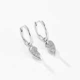 S925 Sterling Silver English Love Heart Earrings – Gifts for Couples — 4