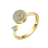 Design Sense Women's Rotatable Stacking Copper Ring – Gifts for Her — 7