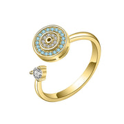 Design Sense Women's Rotatable Stacking Copper Ring – Gifts for Her — 7
