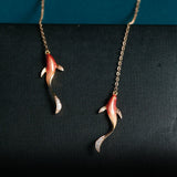 Women's Chinese Style Premium Goldfish Earrings – Stylish Gifts — 5