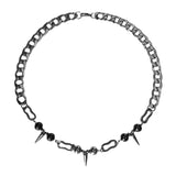 Hip Hop Spliced Riveted Nail Necklace For Men – Jewelry Gift Ideas — 5