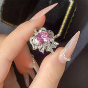 Special-interest Design Full Diamond Ring Female High – Gifts for Her — 3