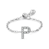 Letter Chain Ring Female Fashion Niche Design Love – Stylish Gifts — 4