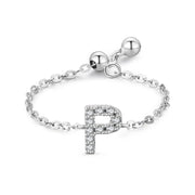 Letter Chain Ring Female Fashion Niche Design Love – Stylish Gifts — 4