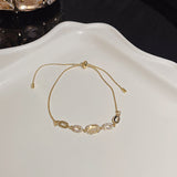 Versatile Zircon Flower Pearl Bracelet – Jewelry Gift Ideas — 8