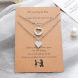 Stainless Steel Heart-shaped Card Necklace – Jewelry Gift Ideas — 5