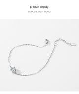 S925 Sterling Silver Six-claw Single Diamond – Jewelry Gift Ideas — 3