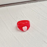 Creative Acrylic Smiley Sticking Out Tongue Lips – Jewelry Gift Ideas — 2
