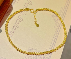 Exquisite Minority Lady Gold Bead Bracelet – Jewelry Gift Ideas — 1