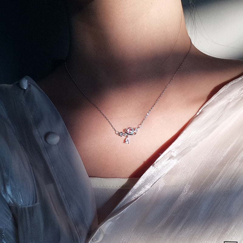 Symphony Crystal Planet Pendant Necklace – Jewelry Gift Ideas — 1