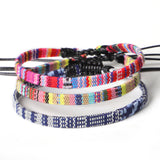 Boho Rainbow Anklet Hand Woven Love – Gifts for Couples — 7