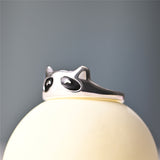 Fine Cat Rabbit Panda Adjustable S925 Silver – Gifts for Pet Lovers — 5