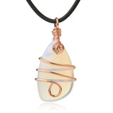 Irregular Stone Winding Drop Pendant Necklace – Jewelry Gift Ideas — 6