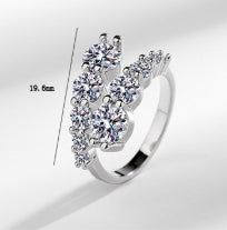 Design Sense Micro-inlaid Zircon Ring Women – Gifts for Her — 2