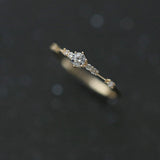 S925 Sterling Silver Minimalist Zircon Combination Ring – Useful Gifts — 6