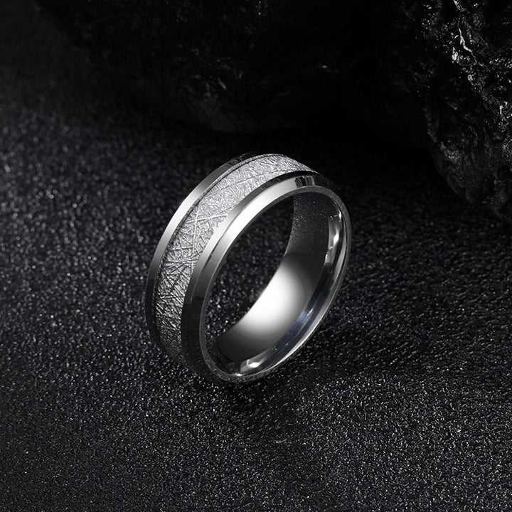 Men's Titanium Steel Mist Pine Ring – Gifts for Him — 1