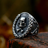 Retro Personalized U-shaped Stainless Steel Ring – Holiday Gift Ideas — 8