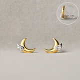 S925 Silver Dreams Come True Moon Wing Stud – Holiday Gift Ideas — 5