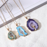 Electroplating Gold Edge Bright Crystal Tooth – Jewelry Gift Ideas — 10