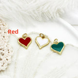 Drop Oil Love Heart Hanging Piece Pendant – Jewelry Gift Ideas — 2