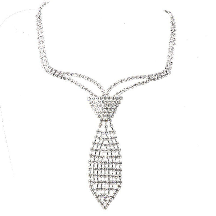 Popular Choker Tie Necklace Rhinestone Claw Chain – Jewelry Gift Ideas — 1