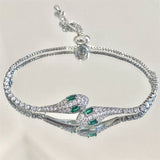 Women's Fashion And Fully-jewelled Snake Bracelet – Stylish Gifts — 2