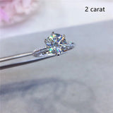 Half Of The Country Moissanite Diamond Ring Fidelity – Everyday Gifts — 5
