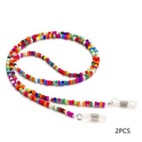 Women's Colorful Rice Beads Glasses Necklace Mask – Jewelry Gift Ideas — 2