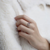 Platinum Temperament Noble Female Ring – Gifts for Her — 1