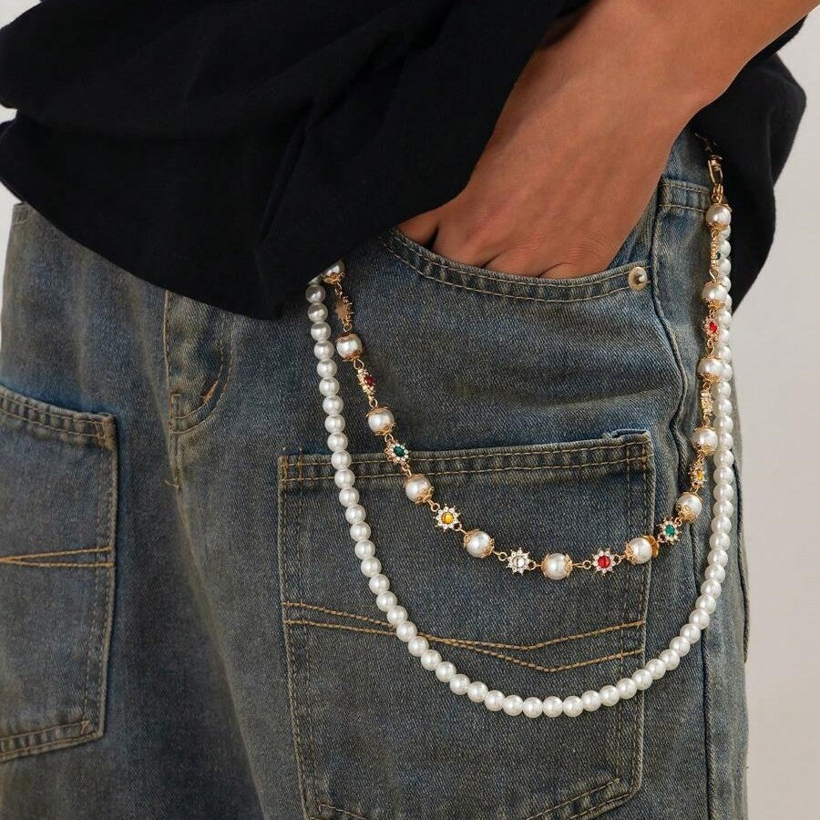 Women's Versatile Double Layer Metal Waist Chain – Gifts for Her — 1