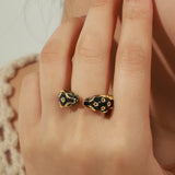 Women's Fashion Colored Glaze Cheetah Ring – Stylish Gifts — 10