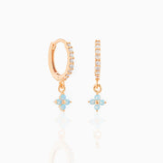 Small And Beautiful Flower Earrings Micro-inlaid – Meaningful Gifts — 4