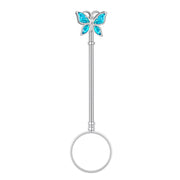 Creative Painting Oil Butterfly Smoking Ring Bracket – Creative Gifts — 7