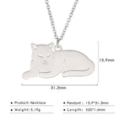 Popular Cartoon Cat Necklace Animal Girl Love – Jewelry Gift Ideas — 7