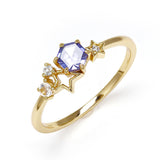Natural Moonstone Tanzanian Star Ring Girl – Gifts for Kids — 4
