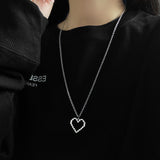 Mosaic Heart Hollow Necklace – Jewelry Gift Ideas — 1