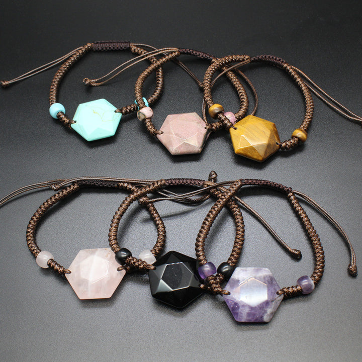 Six-pointed Star Crystal Turquoise Bracelet – Jewelry Gift Ideas — 1