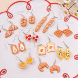 Personalized All-match Cake Egg Tart Small Van Earrings – Gift Ideas — 1