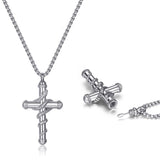 18k Gold Detachable Cross Snake Necklace Fashion – Jewelry Gift Ideas — 2