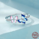 Original Design Gradient Dripping Butterfly Ring – Thoughtful Gifts — 9