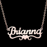 DIY Name Stainless Steel Cut Letter Necklace – Jewelry Gift Ideas — 1